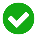 Green check mark icon