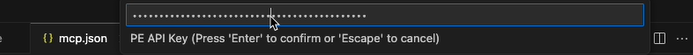 Image showing what API key looks like