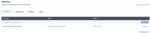 A screenshot of the Operators page of the Okta console, displaying how to integrate Okta with Puppet Enterprise.
